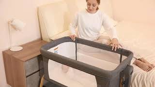 Ultimate Guide to Choosing the Perfect Baby Bassinet with Rocking  Angelbliss Baby [upl. by Juna]