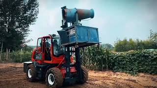 4WD Offroad Forklift 35 Ton Terrain Fork lift Outdoor Rough Terrain Forkliftmachine forklift [upl. by Ameg732]