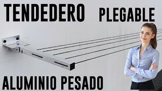 TENDEDERO PLEGABLE ALUMINIO PESADO [upl. by Narad]