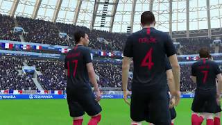 World Cup 2018 Finals Croatia vs France Full Match Sim FIFA 18 [upl. by Oicneconi]