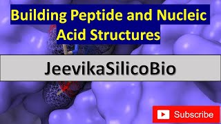 Building peptide and nucleic acid structures using UCSF Chimera  Molecular Modeling [upl. by Mccafferty239]