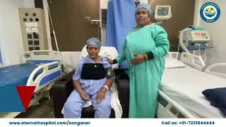 Eternal Hospital  Patient Testimonial  Mrs Badam Devi  CABG [upl. by Aoniak]