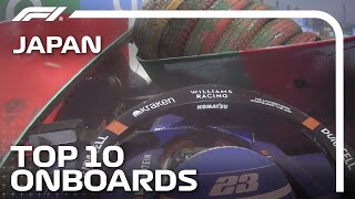 Ricciardo amp Albon Lap One Drama  The Top 10 Onboards  2024 Japanese Grand Prix  Qatar Airways [upl. by Orman]