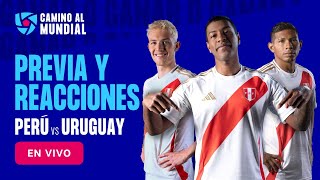 PERÚ VS URUGUAY EN VIVO  REACCIONES DESDE CABINA ATVDeportes SomosLaSeleccion [upl. by Aneres]