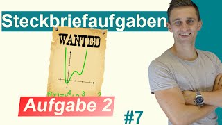 Steckbriefaufgaben  Anwendungsaufgabe Nr2 mit Lösung und Erklärung  7 [upl. by Kiersten403]