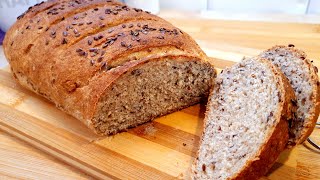 Ich kaufe kein Brot mehr Neues perfektes Rezept für schnelles Brot in 5 Minuten Brot backen [upl. by Gena]