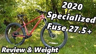 Specialized Nailed the 275 Hardtail  2020 Specialized Fuse All New Feature Review amp Actual Weight [upl. by Magena710]