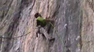 Yuri Parimbelli  David Lama on Peter Pan 8aCornalba pt2 [upl. by Lodovico]