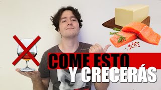 ALIMENTOS PARA AUMENTAR TU ESTATURA  HORMONA DE CRECIMIENTO [upl. by Aneekat]