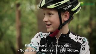 Wout van Aert pranks cycling children gone right [upl. by Reivilo]