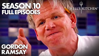 The Most INTENSE Dinner Service  Hells Kitchen  Season 10  Episodes 13 14 15  Gordon Ramsay [upl. by Nic341]