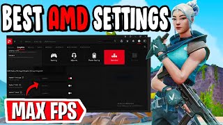 BEST AMD Radeon Settings 2024🔥  AMD Radeon Settings for GAMING✔️ [upl. by Eidnam]