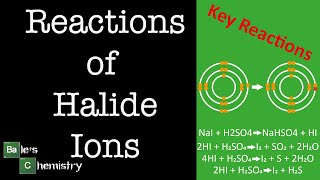 Reactions of Halide Ions Paper 1  AQA A level Chemistry [upl. by Verile560]