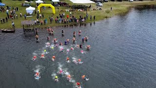 Duatlón AGUAS ABIERTAS Y ATLETISMO  FT VIVE [upl. by Scandura520]