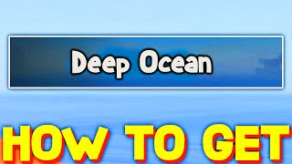 HOW TO GO DEEP OCEAN LOCATION in FISCH ROBLOX [upl. by Livesay]