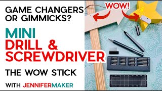 Mini Drill amp Screwdriver for DIY Game Changer or Gimmick  Wow Stick Review [upl. by Drehcir]