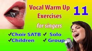 Vocalization 11  Vocal Warm ups  Voice Lesson  Choir Vocalization [upl. by Nwahsd]