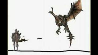 Proof That You Can Cut Fatalis Tail Off With A Gun  MH [upl. by Naiviv]