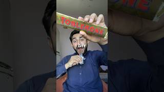 i Tasted Toblerone for the First Time😱shorts [upl. by Dutch]