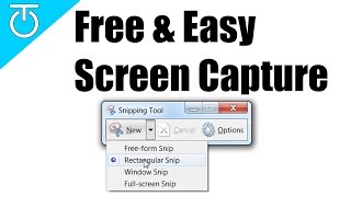 Free amp Easy Screen Capture  Windows Snipping Tool [upl. by Volny]