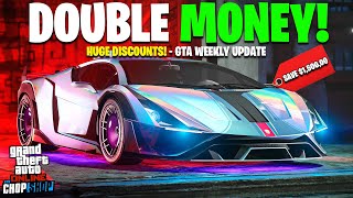 DOUBLE MONEY BIG DISCOUNTS amp LIMITEDTIME CONTENT  GTA ONLINE WEEKLY UPDATE [upl. by Ladew]