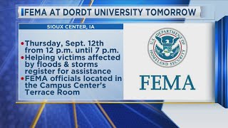 FEMA At Dordt University Tomorrow [upl. by Yenrab919]