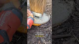 How To Install A Post Base EASILY [upl. by Acinoed]