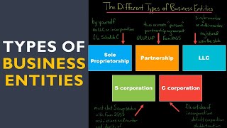 The Different Types of Business Entities in the US [upl. by Novrej]