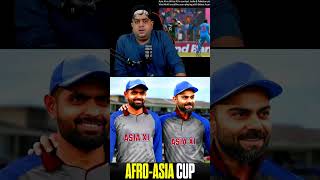 Afro asia cup returns 😍😱 india viratkohli indvsaus australia rohitsharma babarazam pakvsaus [upl. by Odlanor508]