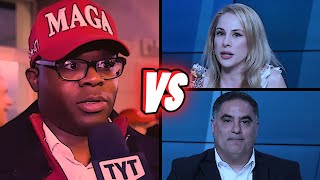 TYTs Cenk Uygur and Ana Kasparian VS Black Conservative [upl. by Ozen567]