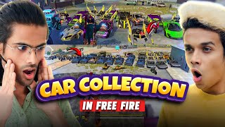 CAR COLLECTION Experiment in FREE FIRE 😨 എന്റെ കിളി പോയി 🤯🔥 RASHIQ DB [upl. by Einnalem]