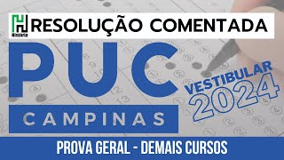 RESOLUÇÃO PUC Campinas 2024  HISTÓRIA Gabarito Comentado [upl. by Novyar]