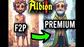 Albion Online Getting PREMIUM With NO Grinding On a NEW Account [upl. by Naujahs514]