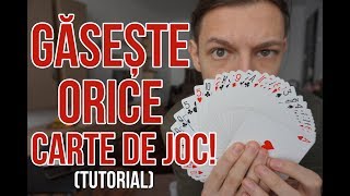 GASESTE ORICE CARTE DE JOC Truc cu Carti de Joc Explicat [upl. by Ahcsas899]