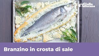 BRANZINO AL SALE facile da preparare cottura perfetta [upl. by Ruyam]