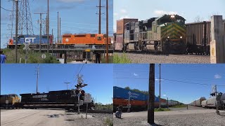 Railfanning at Gary IN Pine Junction ft NS 1072 [upl. by Goodard]