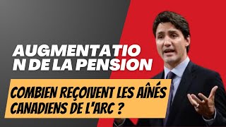 Augmentation de la pension de vieillesse 2024  combien reçoivent les aînés canadiens de lARC [upl. by Savannah]