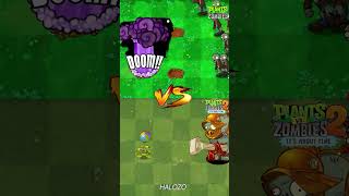 Pvz vs pvz 2  Doom Shroom Vs Boom Flower Vs Giga Gargantuar Zombie shorts [upl. by Lorou497]