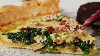 Quiche Recipe Demonstration  Joyofbakingcom [upl. by Yelsgnik]