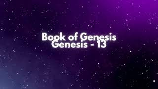 Audio Bible  Book of Genesis  Genesis 13 [upl. by Im694]