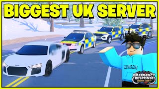 I played on the BIGGEST UK ROLEPLAY SERVER in ERLC Emergency Response Liberty County [upl. by Eerbua]