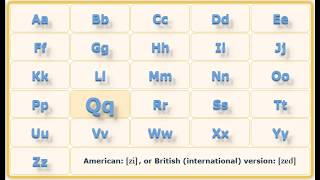 Английский алфавит американский вариант [upl. by Jesse]