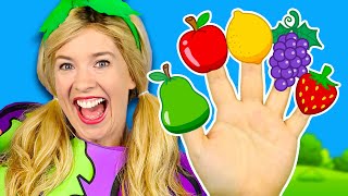 Fruit Finger Family 🍎🍇🍌 Kids Nursery Rhymes [upl. by Aititel]