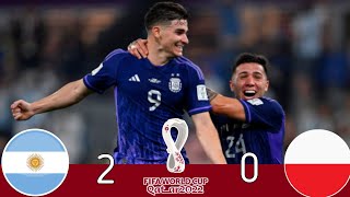 Argentina 2×0 Poland  World Cup 2022  Extended Highlights amp Goals 🎤⟨⟨حفيظ دراجي⟩⟩ [upl. by Dira]