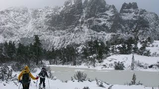 Skiing the Labyrinth  Cradle Mountain Lake St Clair National Park [upl. by Baillieu]