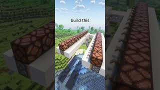 Minecraft Automatic Bridge minecraftminecraftbuilding minecraftbuildtutorials [upl. by Norford138]