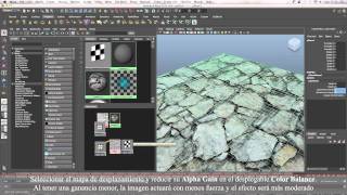 Displacement Mapping Maya 2012 [upl. by Hillyer]