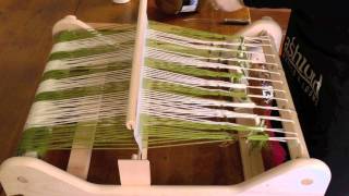 Simple warping for a Rigid Heddle loom [upl. by Hill]