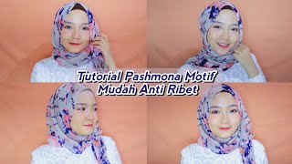 Tutorial 7 Style Daily Hijab Pashmina Motif Simple  Mudah buat Pemula  Pashmina Katun Bermotif [upl. by Chappelka]