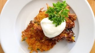 Butternut Squash Fritters Recipe Local Savour Kitchen [upl. by Adolphe]